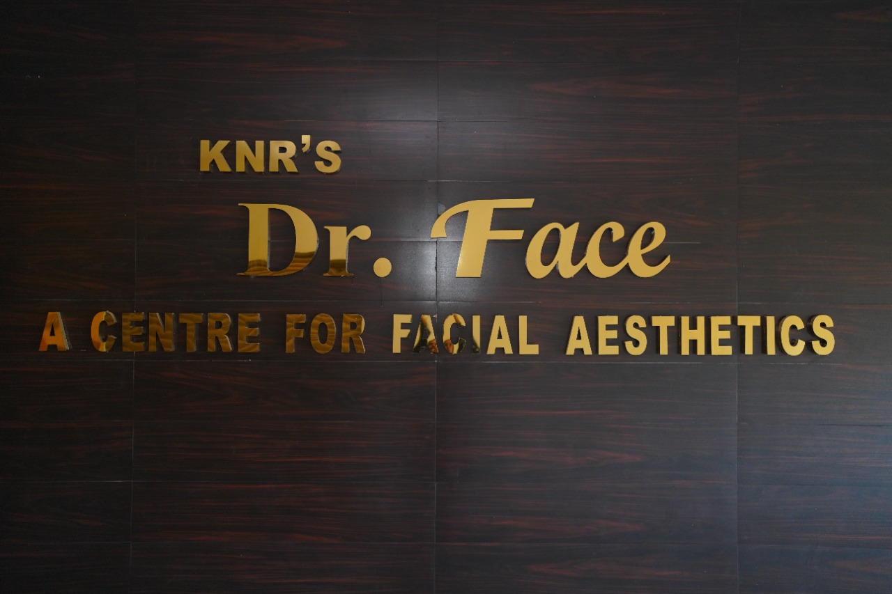 Dr Face branding wall